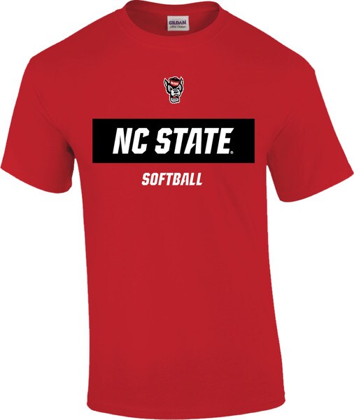 Red Short Sleeve Tee - NC State Sof